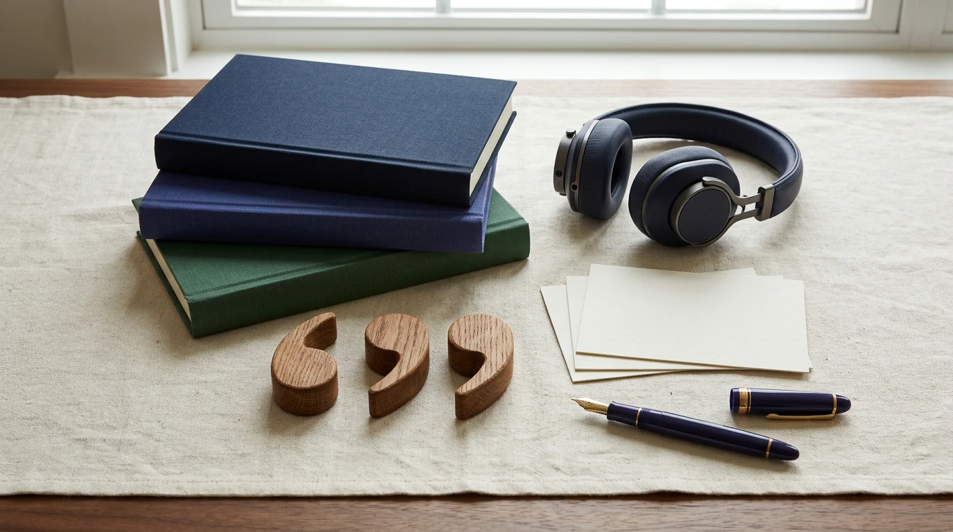 AP Japanese: Focus on listening, reading, speaking or literary analysis through headphones, annotated cards, books, waveform shapes or a language-club interaction