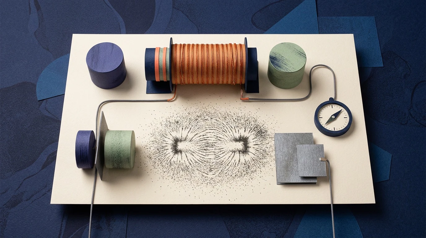 AP Physics C: E&M: a subject-specific STEM tableau or data visualization where the actual concept is visible