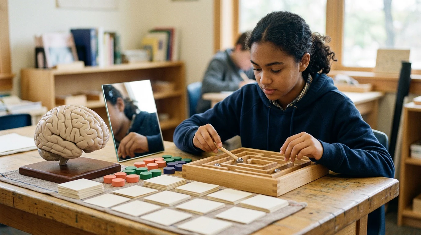 AP Psychology: a subject-pure AP study image whose central visual metaphor comes from the course content