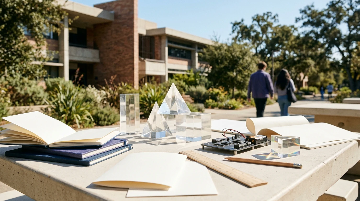 Good SAT score for Caltech: an admissions-planning scene tied to the named college context without logos or an exact campus claim