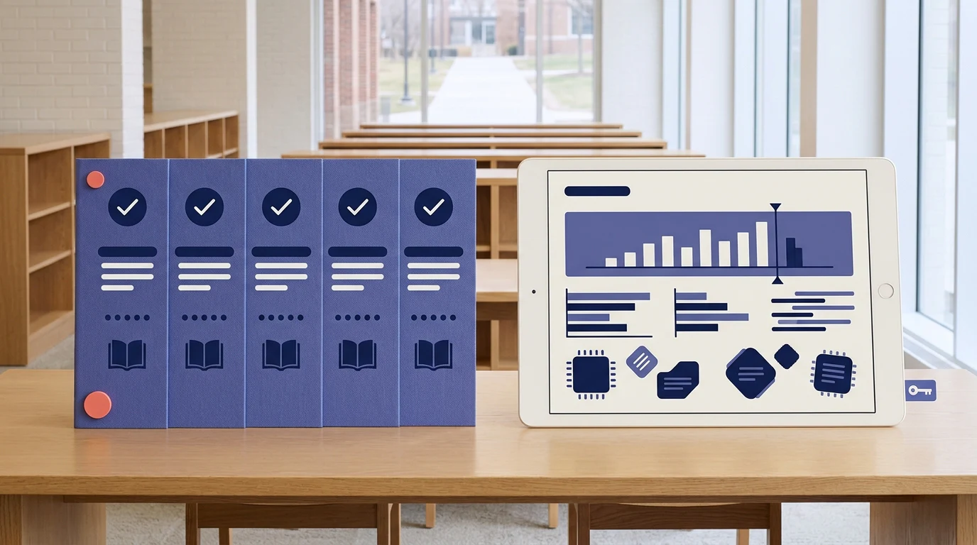 vs Kaplan (ACT): Turn this planning or scoring concept into a clear physical or editorial visual metaphor rather than a generic dashboard